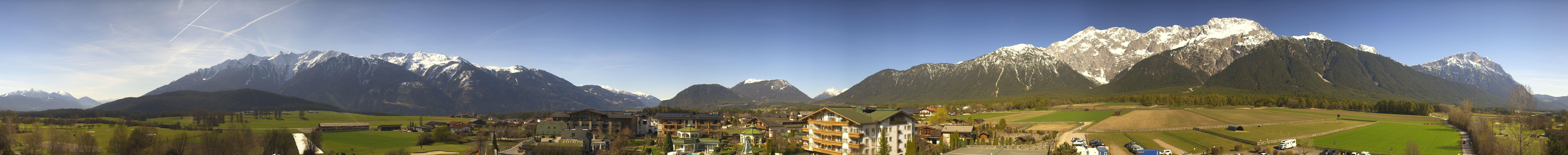 Archived image Webcam Alpenresort Schwarz at Mieming Plateau