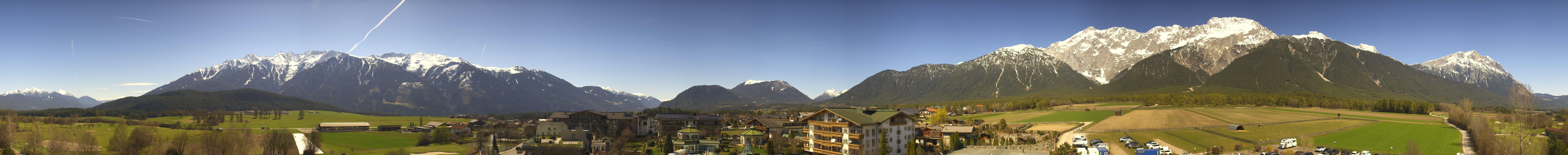 Archived image Webcam Alpenresort Schwarz at Mieming Plateau