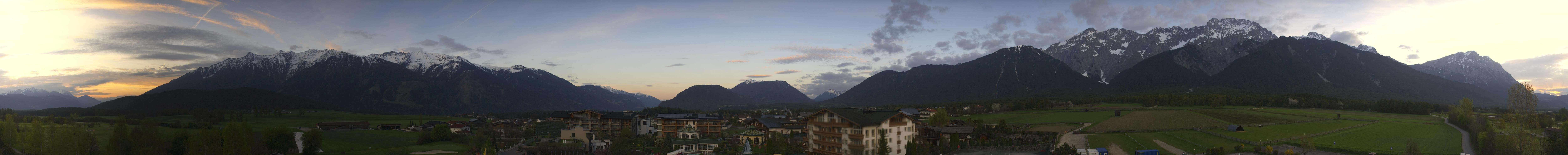 Archiv Foto Webcam Alpenresort Schwarz: Mieminger Plateau