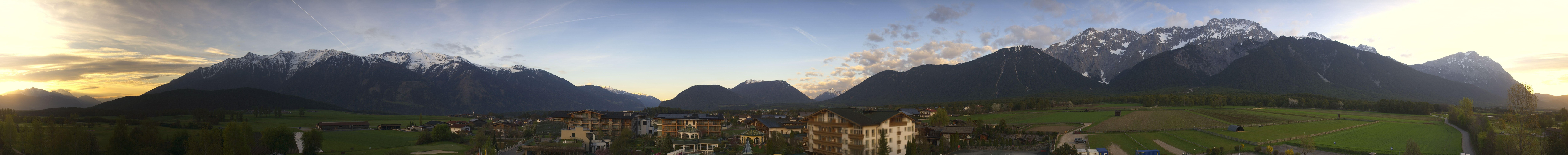 Archiv Foto Webcam Alpenresort Schwarz: Mieminger Plateau