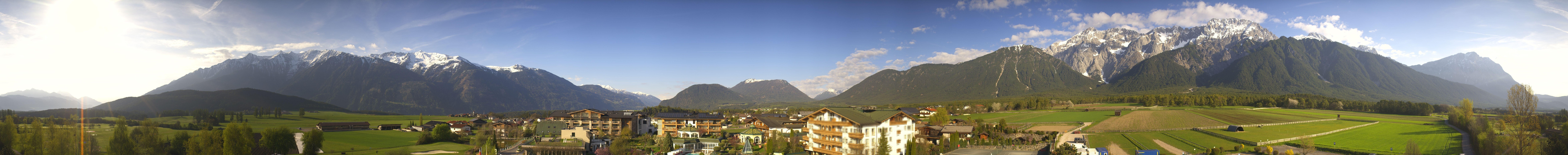 Archiv Foto Webcam Alpenresort Schwarz: Mieminger Plateau