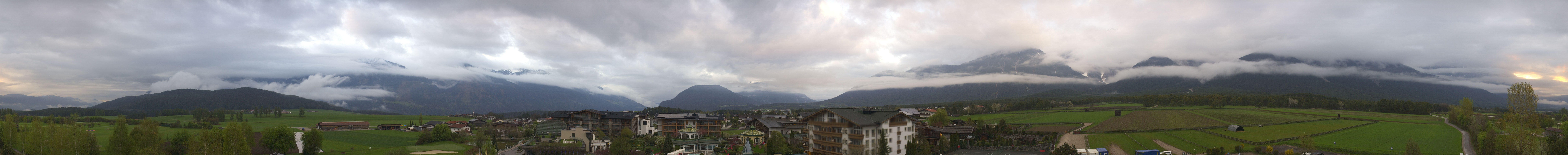 Archiv Foto Webcam Alpenresort Schwarz: Mieminger Plateau