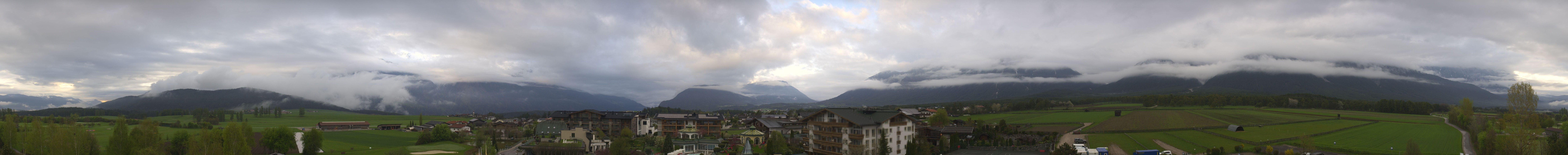 Archiv Foto Webcam Alpenresort Schwarz: Mieminger Plateau