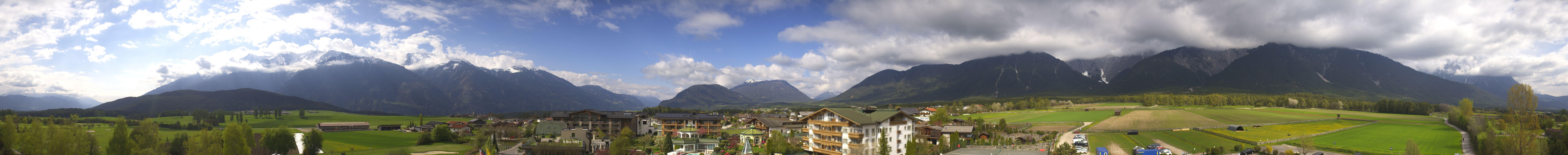 Archiv Foto Webcam Alpenresort Schwarz: Mieminger Plateau