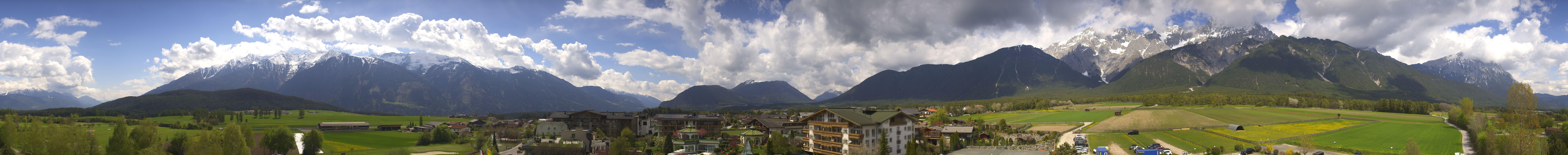 Archiv Foto Webcam Alpenresort Schwarz: Mieminger Plateau