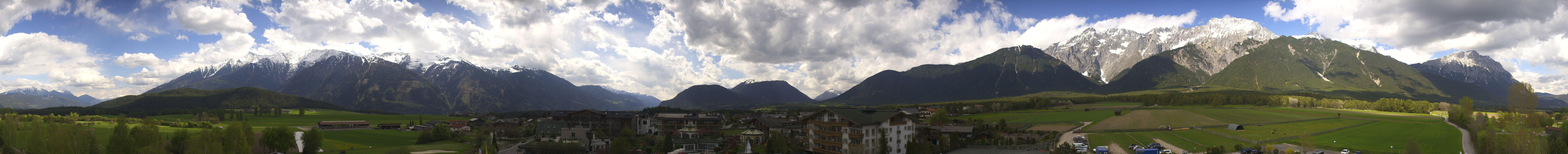 Archiv Foto Webcam Alpenresort Schwarz: Mieminger Plateau