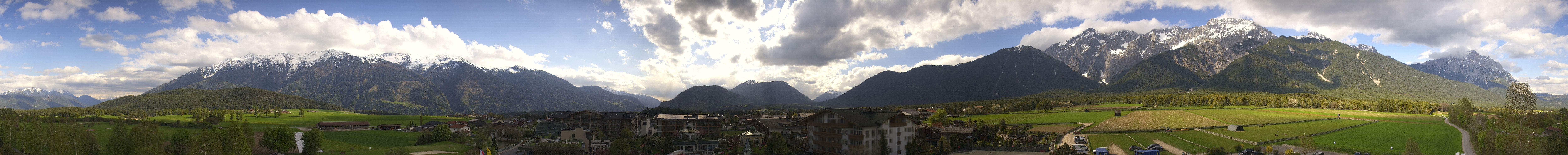 Archiv Foto Webcam Alpenresort Schwarz: Mieminger Plateau