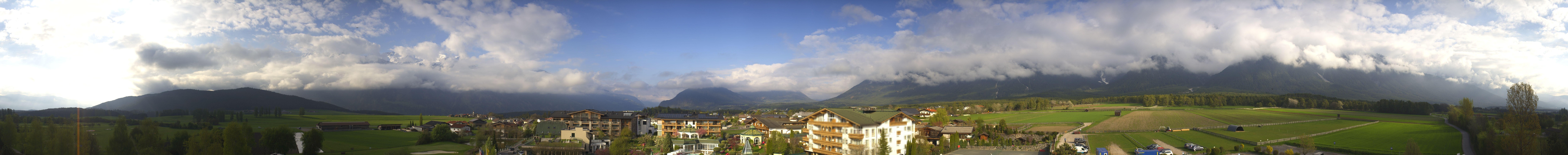 Archived image Webcam Alpenresort Schwarz at Mieming Plateau