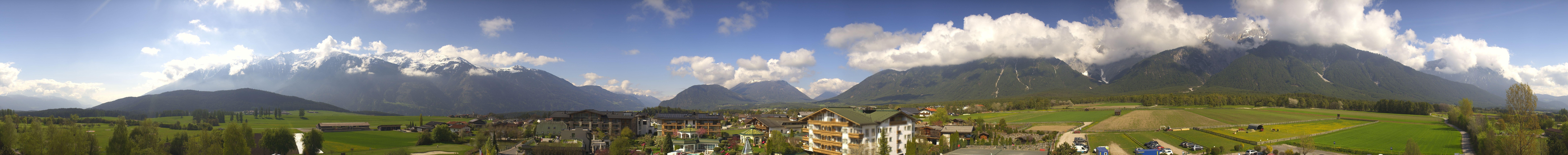 Archived image Webcam Alpenresort Schwarz at Mieming Plateau