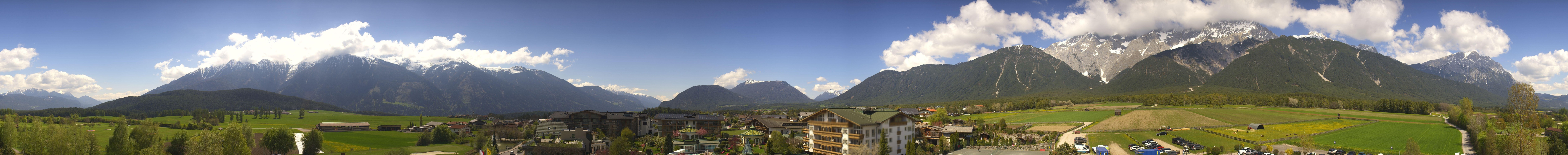 Archived image Webcam Alpenresort Schwarz at Mieming Plateau