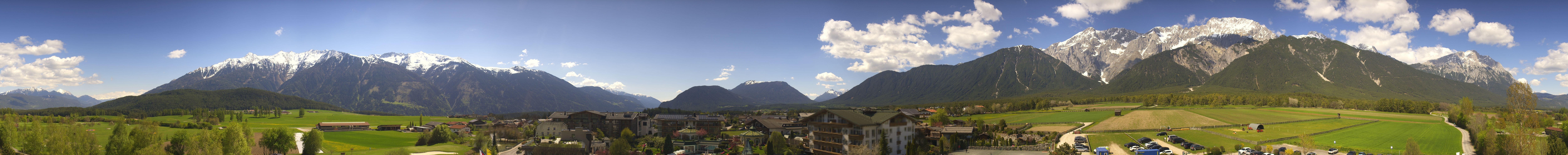 Archived image Webcam Alpenresort Schwarz at Mieming Plateau