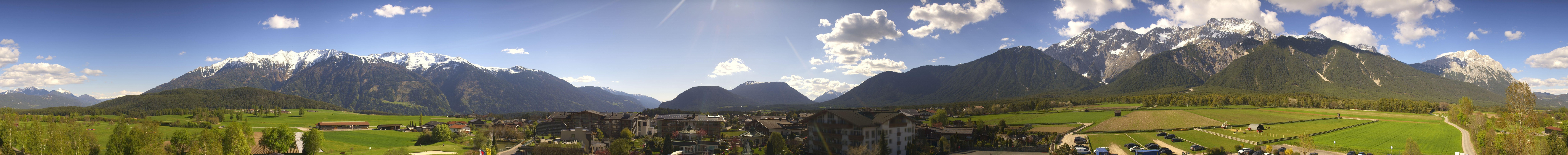 Archived image Webcam Alpenresort Schwarz at Mieming Plateau