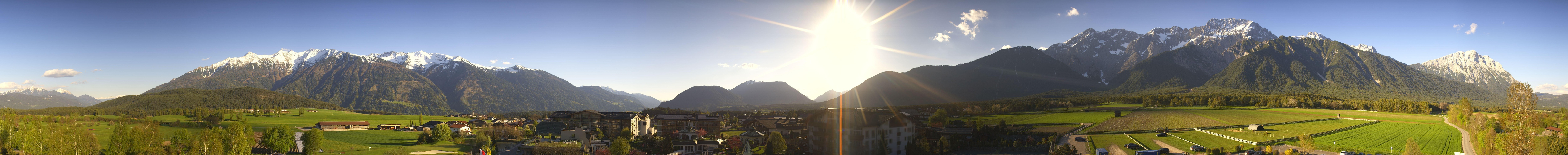 Archived image Webcam Alpenresort Schwarz at Mieming Plateau