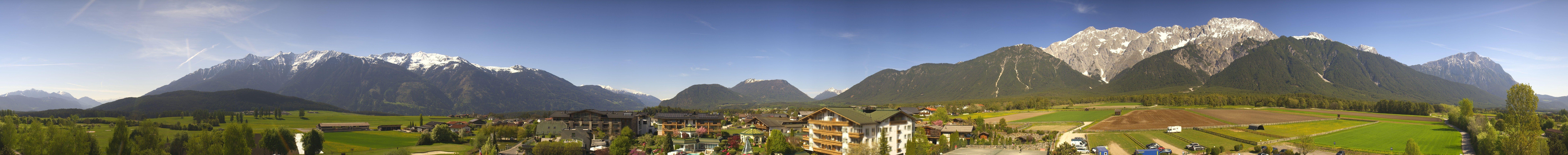 Archiv Foto Webcam Alpenresort Schwarz: Mieminger Plateau