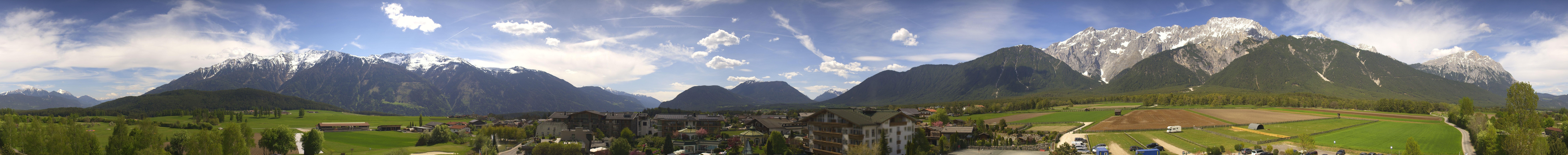 Archiv Foto Webcam Alpenresort Schwarz: Mieminger Plateau