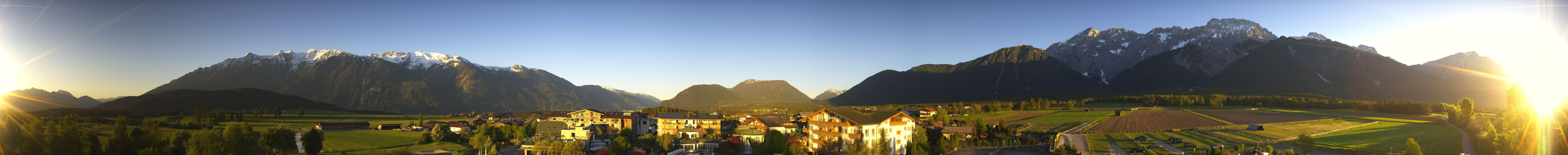 Archived image Webcam Alpenresort Schwarz at Mieming Plateau