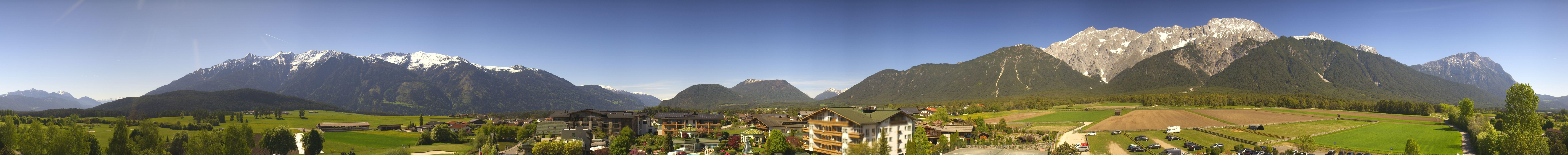 Archived image Webcam Alpenresort Schwarz at Mieming Plateau