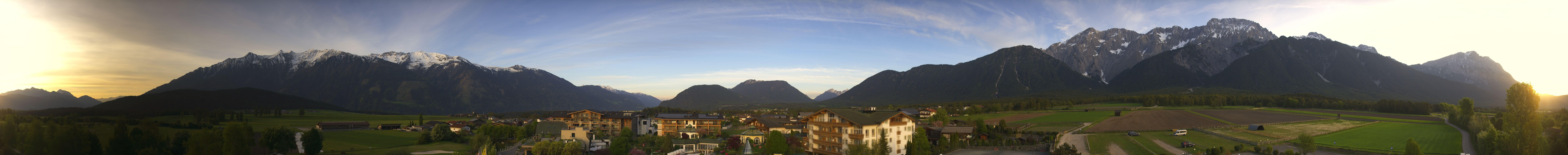 Archiv Foto Webcam Alpenresort Schwarz: Mieminger Plateau