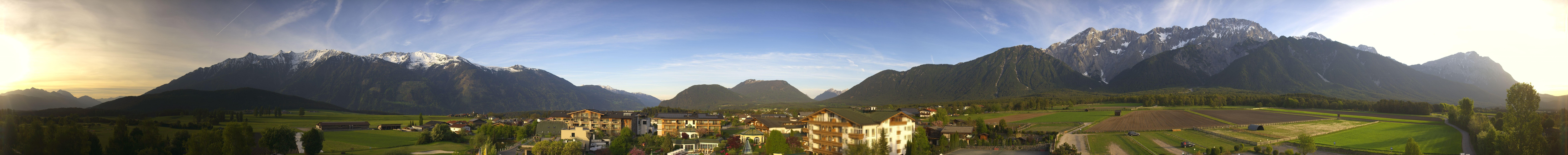 Archiv Foto Webcam Alpenresort Schwarz: Mieminger Plateau
