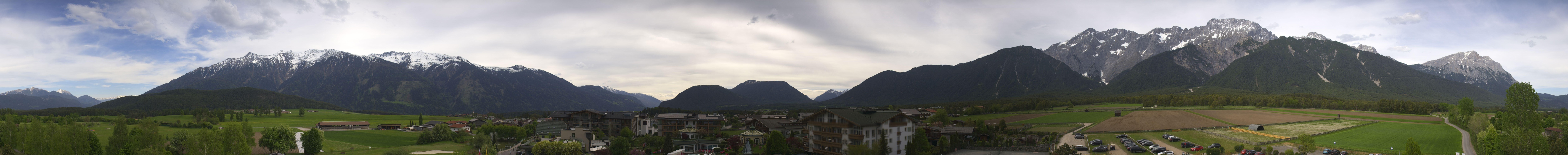 Archiv Foto Webcam Alpenresort Schwarz: Mieminger Plateau