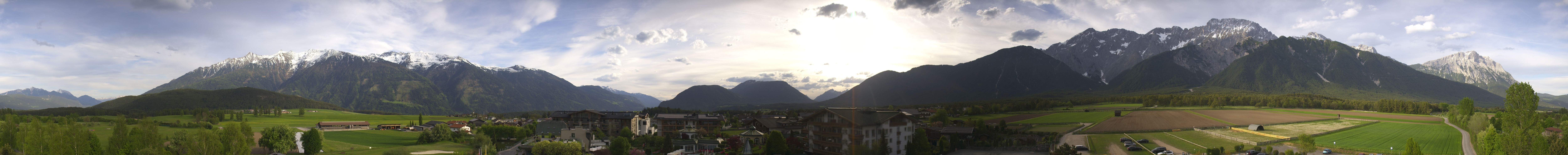 Archiv Foto Webcam Alpenresort Schwarz: Mieminger Plateau