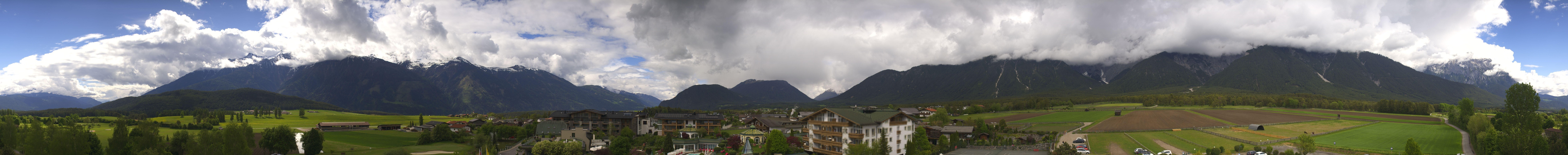 Archived image Webcam Alpenresort Schwarz at Mieming Plateau