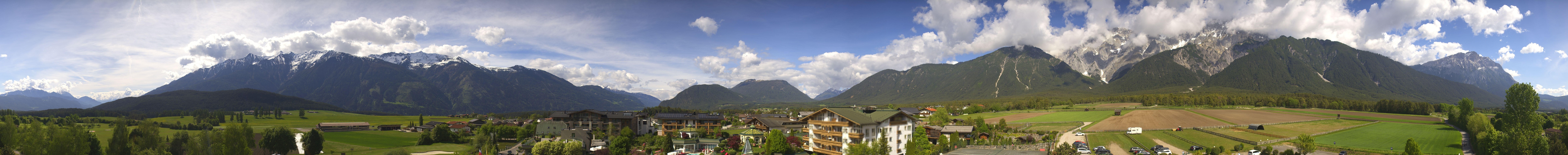 Archiv Foto Webcam Alpenresort Schwarz: Mieminger Plateau