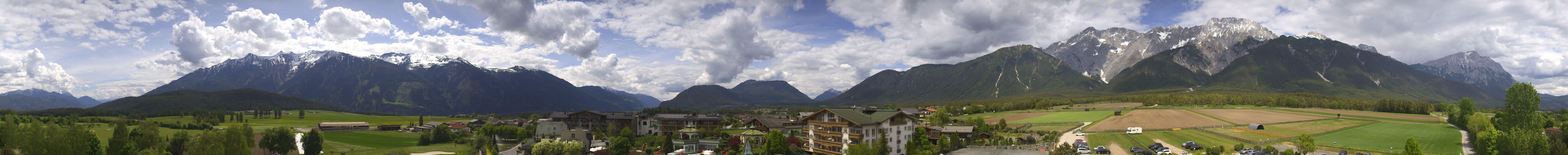 Archiv Foto Webcam Alpenresort Schwarz: Mieminger Plateau