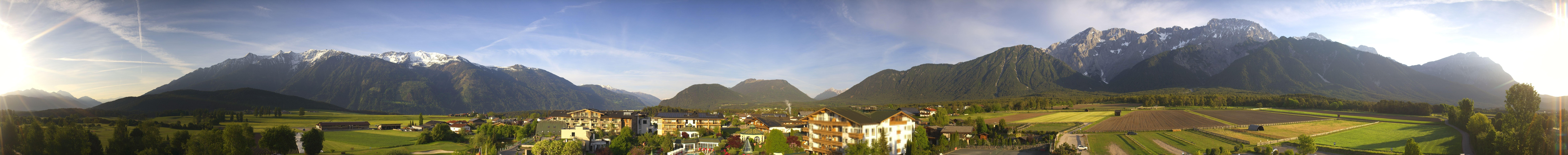 Archiv Foto Webcam Alpenresort Schwarz: Mieminger Plateau