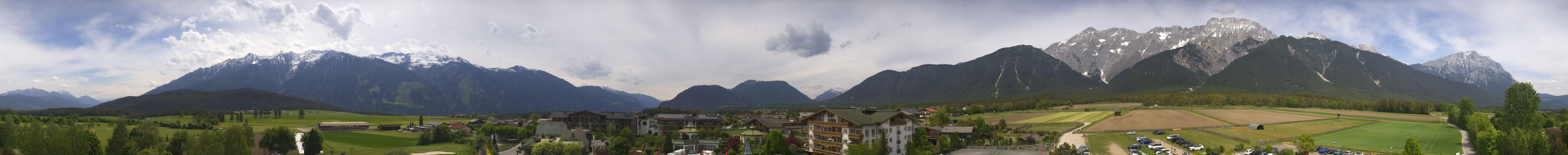 Archiv Foto Webcam Alpenresort Schwarz: Mieminger Plateau