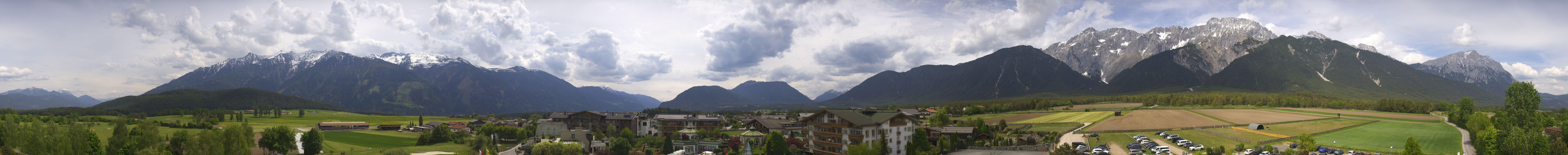 Archiv Foto Webcam Alpenresort Schwarz: Mieminger Plateau