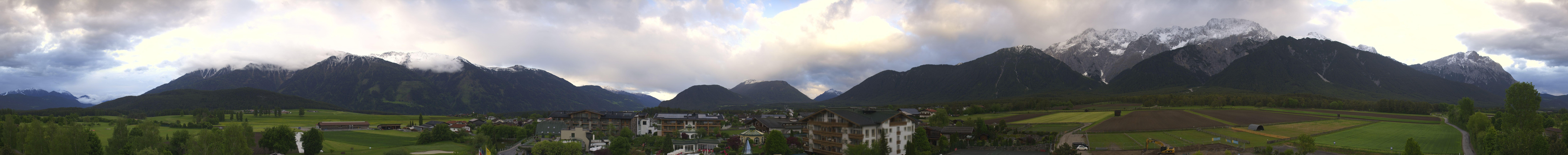 Archiv Foto Webcam Alpenresort Schwarz: Mieminger Plateau