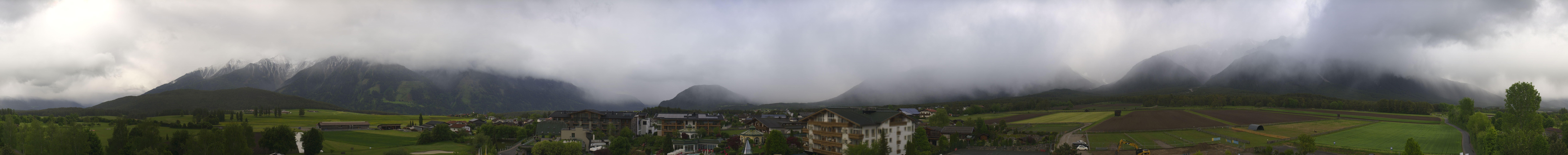 Archiv Foto Webcam Alpenresort Schwarz: Mieminger Plateau