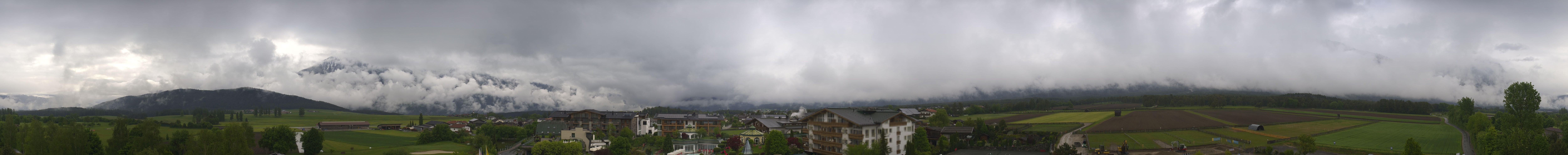 Archiv Foto Webcam Alpenresort Schwarz: Mieminger Plateau