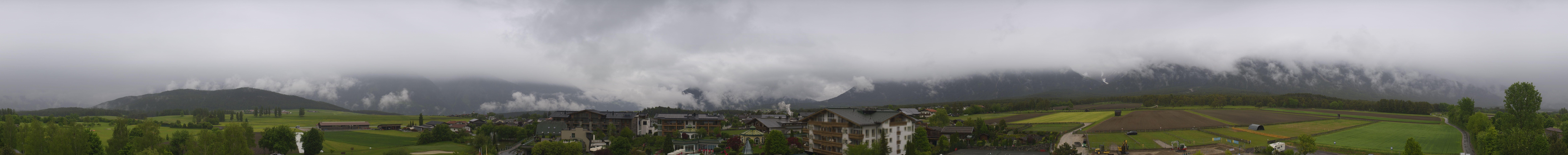 Archiv Foto Webcam Alpenresort Schwarz: Mieminger Plateau