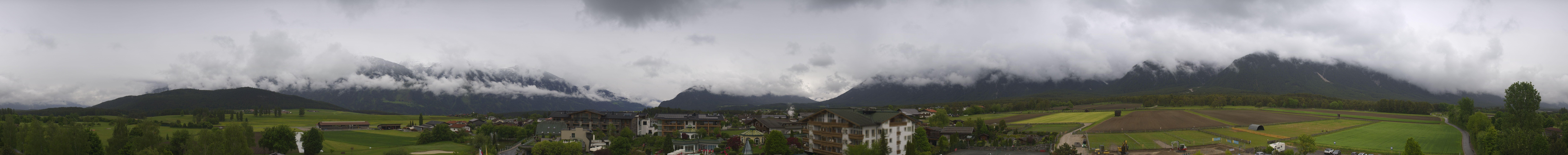 Archiv Foto Webcam Alpenresort Schwarz: Mieminger Plateau
