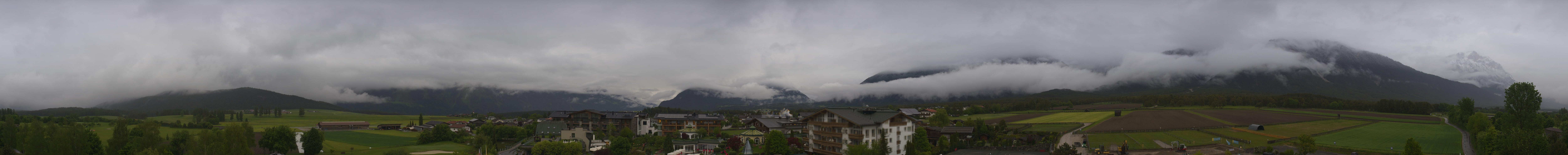 Archiv Foto Webcam Alpenresort Schwarz: Mieminger Plateau