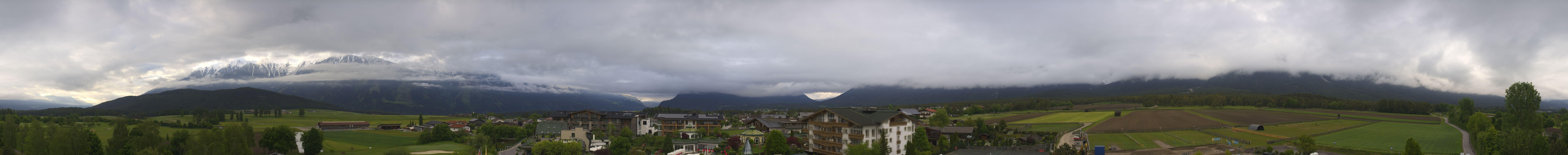 Archiv Foto Webcam Alpenresort Schwarz: Mieminger Plateau