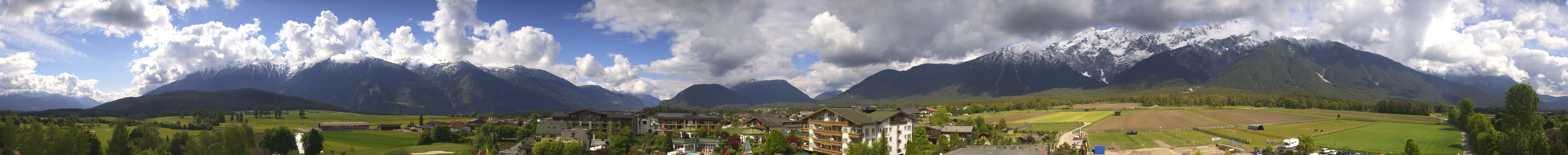 Archiv Foto Webcam Alpenresort Schwarz: Mieminger Plateau