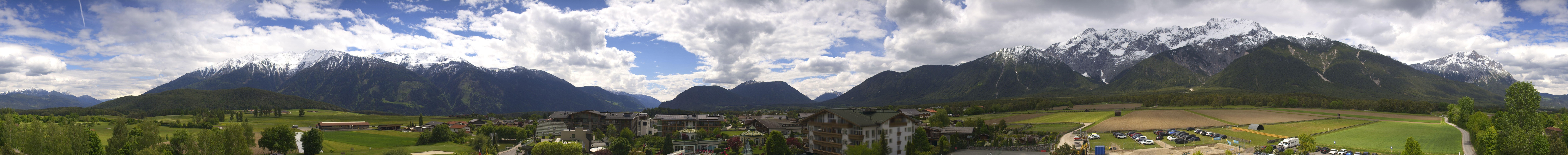 Archiv Foto Webcam Alpenresort Schwarz: Mieminger Plateau