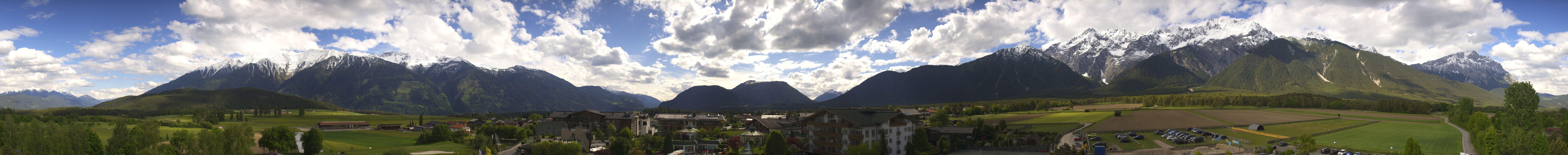 Archiv Foto Webcam Alpenresort Schwarz: Mieminger Plateau