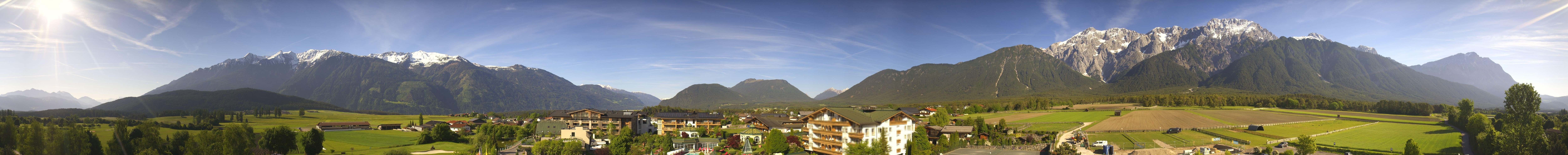 Archiv Foto Webcam Alpenresort Schwarz: Mieminger Plateau