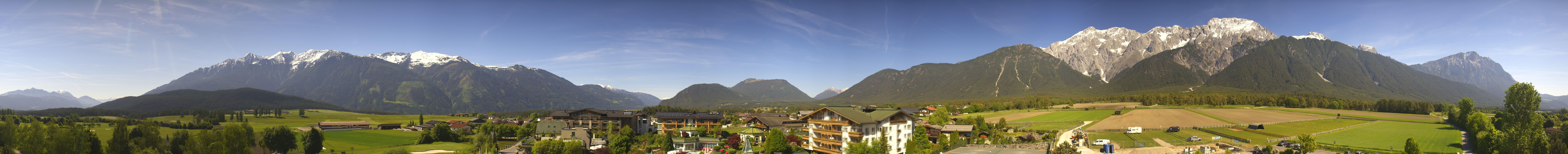 Archiv Foto Webcam Alpenresort Schwarz: Mieminger Plateau