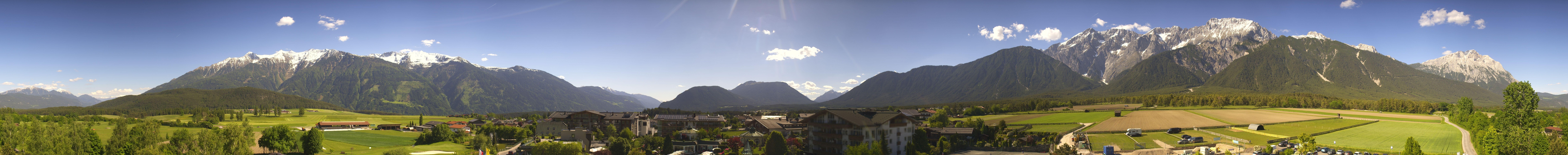 Archiv Foto Webcam Alpenresort Schwarz: Mieminger Plateau