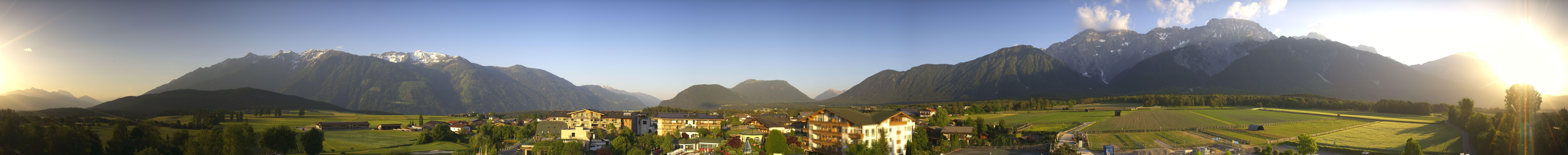 Archiv Foto Webcam Alpenresort Schwarz: Mieminger Plateau
