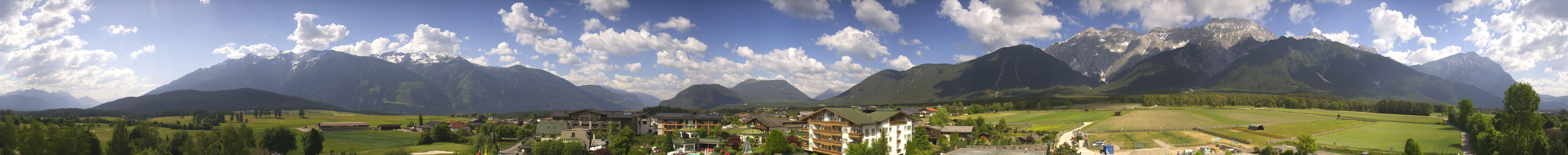 Archiv Foto Webcam Alpenresort Schwarz: Mieminger Plateau