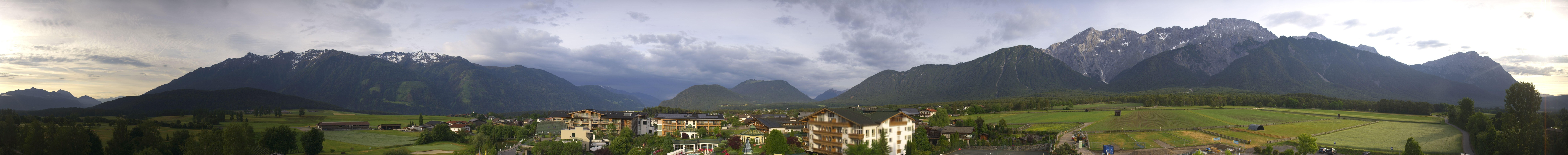 Archiv Foto Webcam Alpenresort Schwarz: Mieminger Plateau