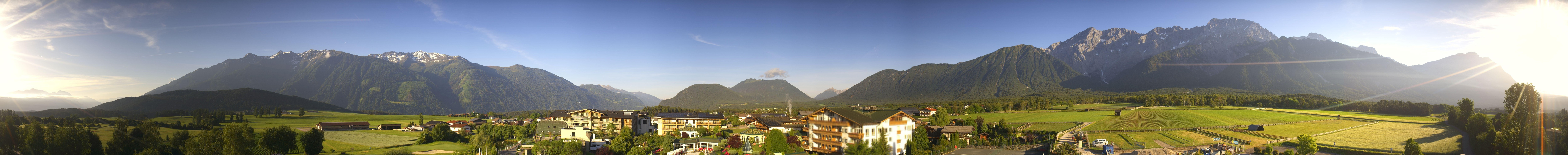 Archived image Webcam Alpenresort Schwarz at Mieming Plateau