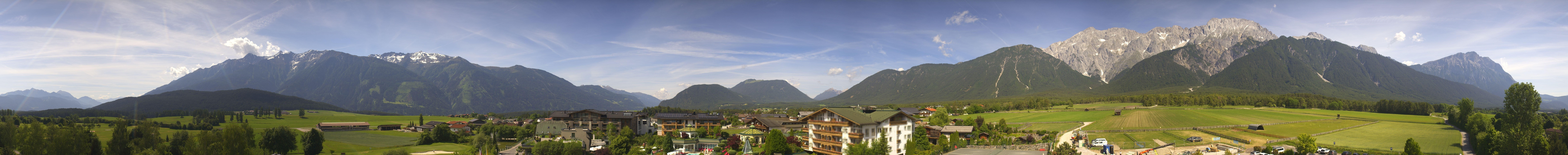 Archived image Webcam Alpenresort Schwarz at Mieming Plateau