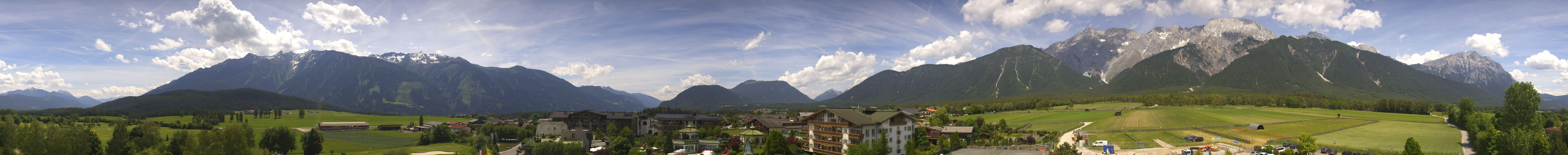 Archived image Webcam Alpenresort Schwarz at Mieming Plateau